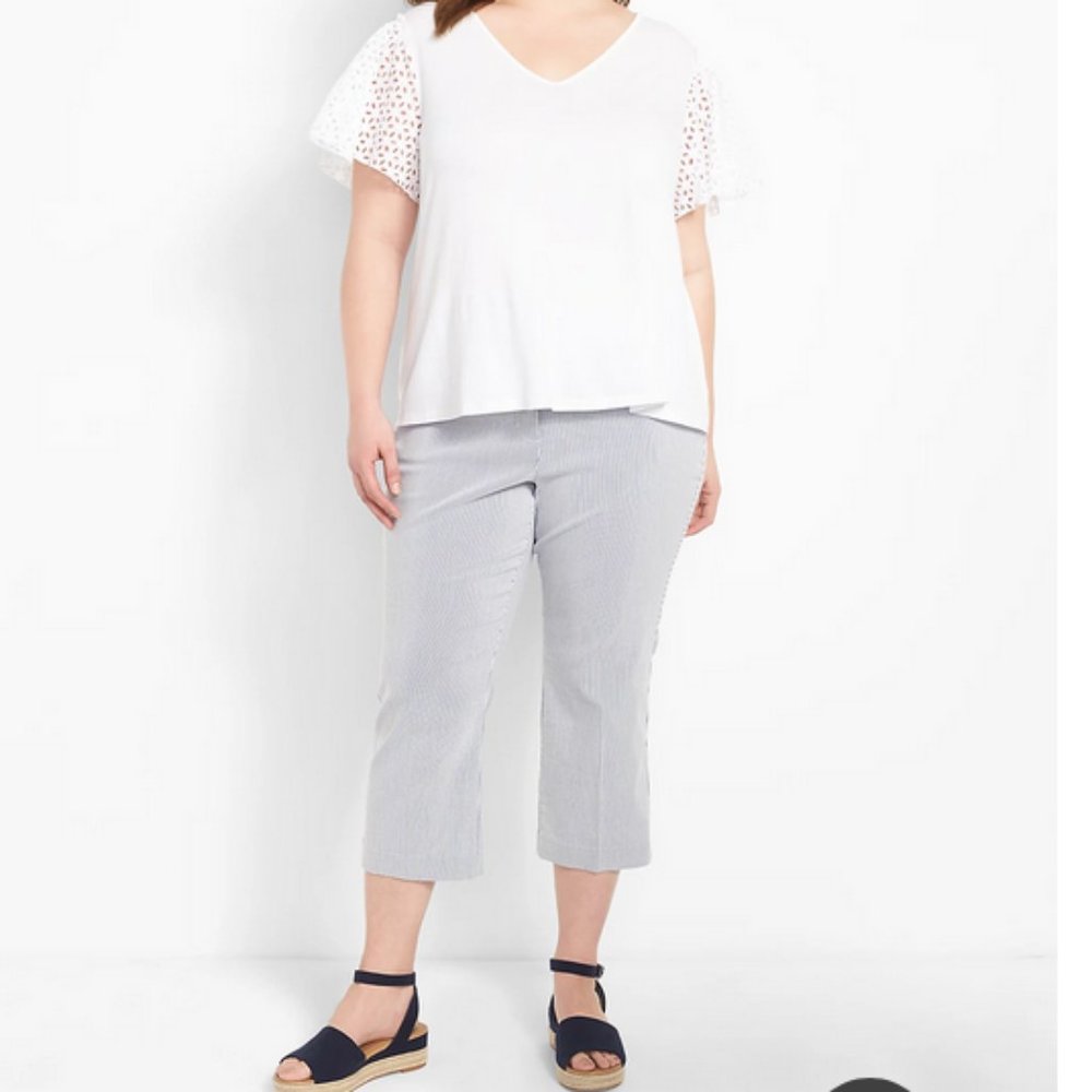 Fit Slim Capri 4-Season Pant (Black) - Picture 4 of 9